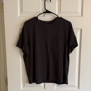 Madewell Black Short Sleeve Pocket Tee